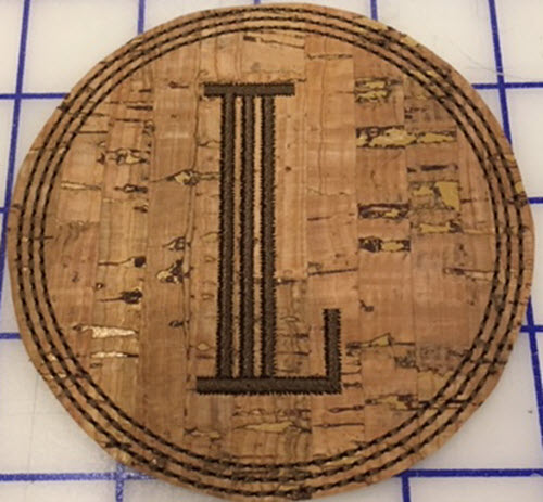How to make a Cork or Vinyl Coaster ITH